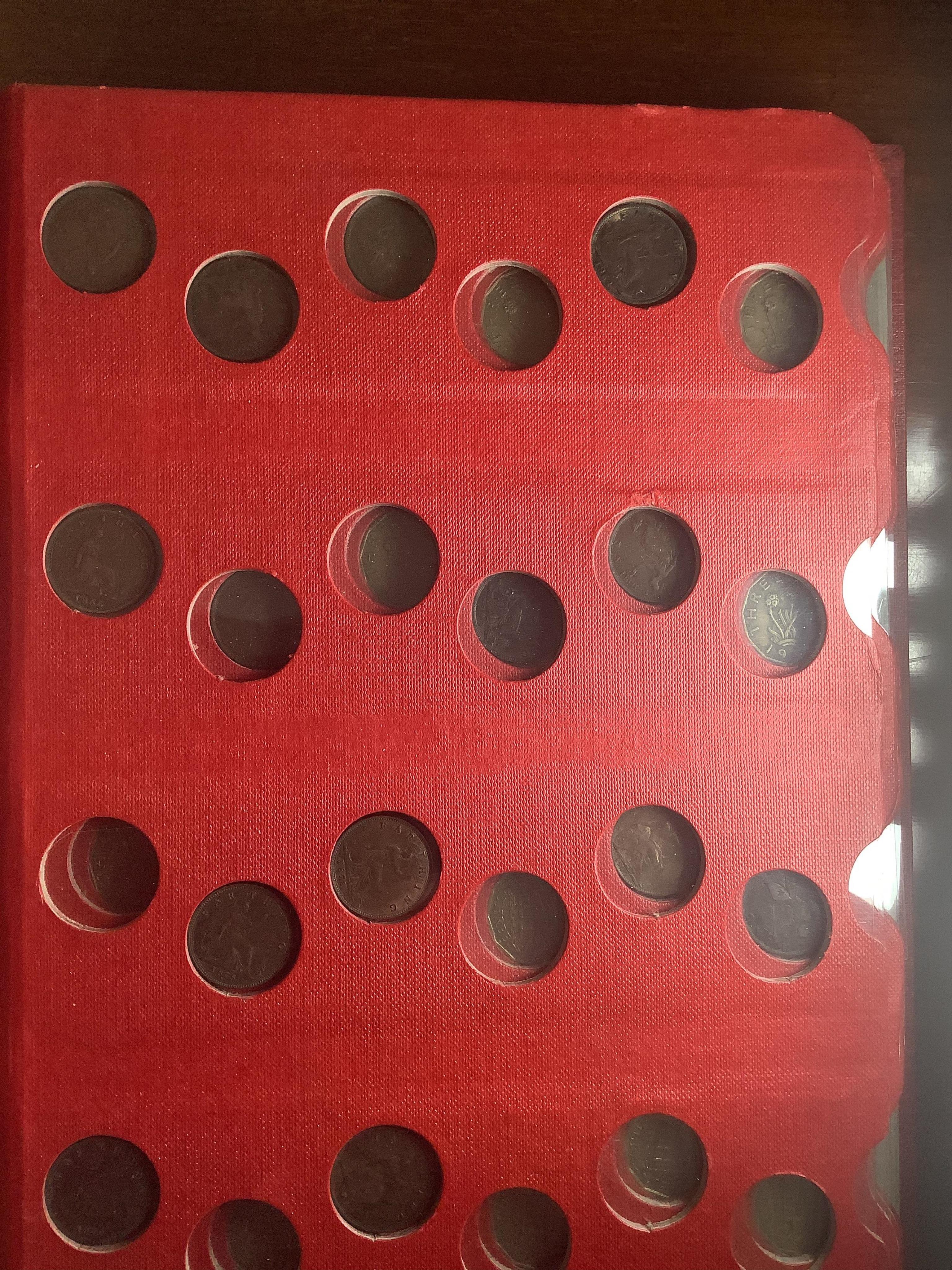 John Hill Collection., British coins, George V to Elizabeth II, eighteen bronze pennies, EF to UNC, some with lustre, Victoria, incomplete date set of bronze half pennies and farthings, 1860-1901, various grades, George
